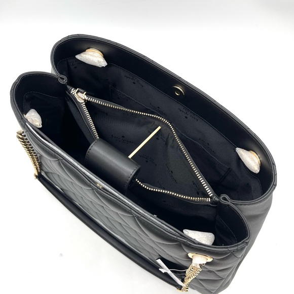 Kate Spade Large Carey Quilted Leather Tote Bag - Picture 6 of 10